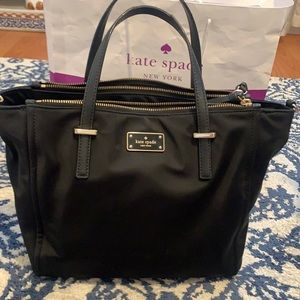 Black Kate Spade tote bag